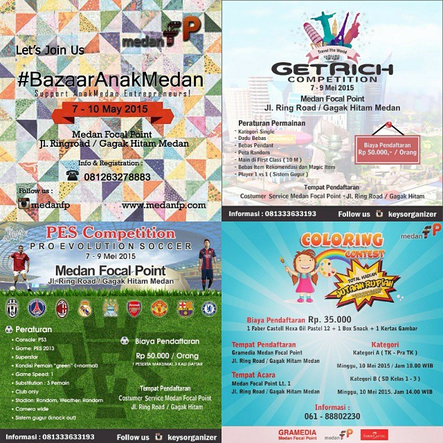 Bazaar Anak Medan (#BazaarAnakMedan) 07 -09 Mei 2015